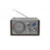 Orava RR-29 A rádio, 1 x 3,5W, AM / FM rádio, USB, AUX vstup, SD karta, hnědá / stříbrná RR-29 A