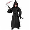 KOSTÝM MALÝ ČIERNY TEMNÝ KOSÁR PRE DETI KOSTÝM HALLOWEEN 140