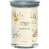 Yankee Candle Vonná Veľká sviečka Tumbler Signature Soft Wool & Amber 567 g