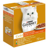 Purina Konzervy pre mačky Gourmet Gold kačacie, pstruh, králik, teľacie 8 x 85 g