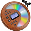 KLIM Discover Wood, prenosný CD prehrávač, Discman, FM