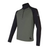 SENSOR COOLMAX THERMO mikina zip olive green/černá XXL