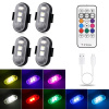 VÝSTRAŽNÉ SVIETIDLÁ 4X STROBOSKOP POMOC ODŤAHOVKA LED MAJÁK BLESKOVÁ + Pilot