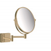 Hansgrohe AddStoris, kozmetické zrkadlo Ø188 mm, kartáčovaný bronz, HAN-41791140