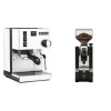 Rancilio Silvia BC, white + Eureka Mignon XL, CR black