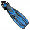 Plutvy POWER JET + SPRING STRAPS, Beuchat, Beuchat modrá regular