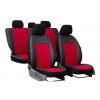 Pokter Autopoťahy pre Volkswagen Golf (V) 2003-2008 Exclusive Alcantara - červené 2+3