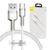 Kábel USB pre USB-C Baseus Cafule, 66 W, 1 m (biely) 6953156209763