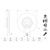 BOSCH Brzdový kotúč 0986479F58