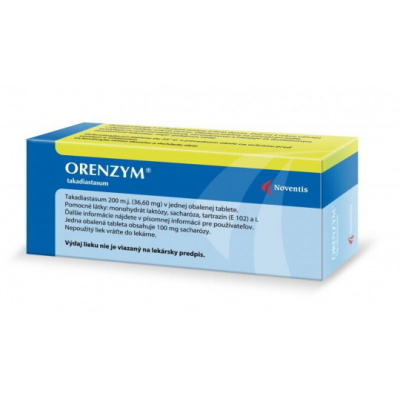 ORENZYM 36,60 mg 50 tabliet - Orenzym tbl.obd.50 x 36,60 mg