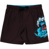 pánske kúpacie kraťasy SANTA CRUZ SCREAMING WAVE SWIMSHORT Black M