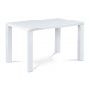 Jedálenský stôl AT-3006 WT, 120x80x76cm, vysoký lesk biely