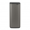 Brabantia Dotykový odpadkový kôš BO 30 l, platinová, oceľ