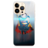 Silikonové pouzdro iSaprio - Apple iPhone 13 Pro - Mimons Superman 02 (Odolný silikonový kryt, obal, pouzdro iSaprio - Apple iPhone 13 Pro - Mimons Superman 02 - skvělá ochrana a pružnost, stylový UV