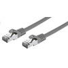 C-TECH patch cord Cat7, S/FTP, šedý, 15m CB-PP7-15