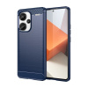 Gumený kryt Brushed Carbon na Xiaomi Redmi Note 13 Pro+ - Modrá