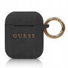 Guess Silikónový obal pre Apple AirPods GUACCSILGLBK