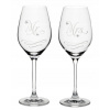 SWAROVSKI Poháre na víno MR AND MRS 2 x 360 ml