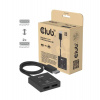 Club3D Switch, DP na 2x DP Oboustranný 2v1, 8K60Hz, 0,5m (CSV-1009)