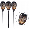 Soľná lampa - 3x solárna záhradná lampa kladivá plameňový efekt (3x solárna záhradná lampa kladivá plameňový efekt)