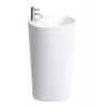 Laufen Palomba Collection - Stojacie umývadlo, 520 mm x 435 mm, biela – 1 otvor na batériu, stredový H8118040001041