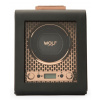 Wolf Axis Single černá kůže 469116 watchwinder