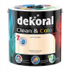 Farba na - Dekoral CLEAN COLOR 2,5L Jemný saténový velúr (Farba na - Dekoral CLEAN COLOR 2,5L Jemný saténový velúr)