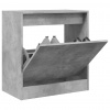 Botník betonově šedý 60 x 34 x 63,5 cm kompozitní dřevo Šedá 839941