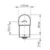 Žiarovka RMS Flosser 246510656 biela 6V 10W BA15s