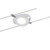 PAULMANN Svítidlo pro lankový systém LED 1x4W, 200lm, 2700K, RoundMac, 12V DC, bílá matná 94088
