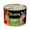 Savory Cat Can Kitten Turkey 200 g