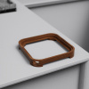 AppleMix Držiak / podložka pre Apple Mac Mini M4 - drevený podstavec + mriežka - orech