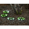 Lampa Strend Pro 6155, Trávnaté platne 4 ks, 24 cm, solárne kruhy z umelej trávy, 4x 8 LED, AA (8090609)