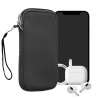 kwmobile Universal telefon Pouch Size XXL - 7 - Neoprene smartphone Pouch with Zip - Water-Repellent Mobile Pouzdro na telefon - Sleeve in šedá