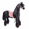 Jazdiaci mechanický kôň Ponnie Ebony M ružový