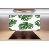 Sklenený panel do kuchynskej linky Monstera 100x50 cm