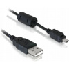 USB kábel Delock 82414 čierny, 1,8 m