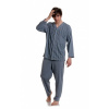 Pánske pyžamo Gucio 854 4XL-5XL - Farebná / 4XL