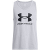 Under Armour Armour Ua Sportstyle Logo Tank Vest Mens Grey/Black L