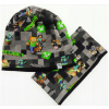 Sada čiapka+nákrčník MINECRAFT 54-56 cm