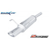 Zadní tlumič s oválnou koncovkou výfuku 120x80 mm Inoxcar racing OPAS.29.120