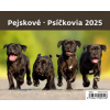 Pejskové 2025 - stolní kalendář