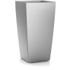 Kvetináč Lechuza Cubico 30/56 strieborna