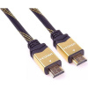PremiumCord GOLD HDMI High Speed + Ethernet kábel, pozlátené konektory, 3m kphdmet3