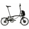 Skladací elektrobicykel Brompton Electric C Line, Black typ riadidiel M preklady 4 rýchl.