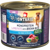 Ontario mokré krmivo jahňacie 0,2 kg