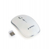 Myš GEMBIRD MUSW-4B-01-W, biela, bezdrôtová, USB nano receiver (MUSW-4B-01-W)