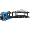 Bburago Kamion Multicar Carrier Scania 770S Blue + Porsche Macan 1:43