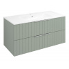 Sapho CIRASA STRIP umývadlová skrinka 99,8x52x46cm, verde CR100-4444S