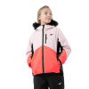 4F JUNIOR-GIRLS SKI JACKET JKUDN003-56S-LIGHT PINK Ružová 158